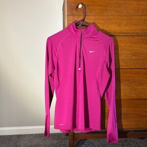 Nike Women's Fuchsia Long Sleeve Top